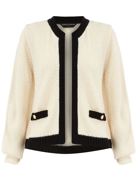 chanel knit cardigan off white|chanel cardigans online.